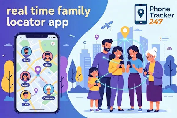 real time family locator app