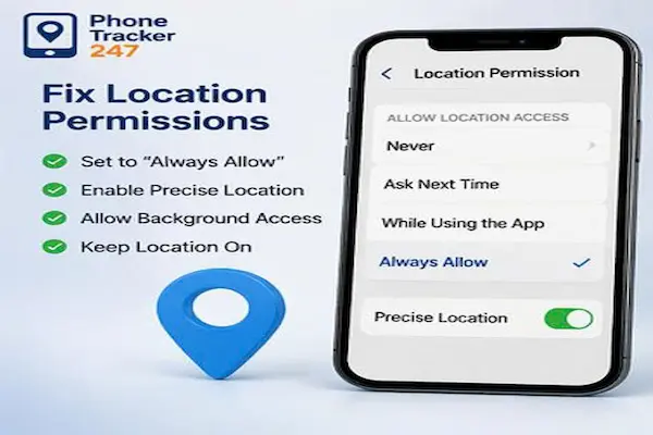 Family Locator App Not Updating? Fix Permissions, Battery Saver, and Background Limits 3 family locator app not updating word 1