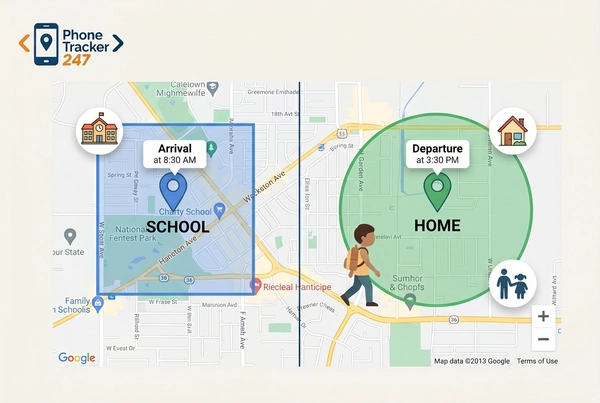 family locator app with geofencing 1